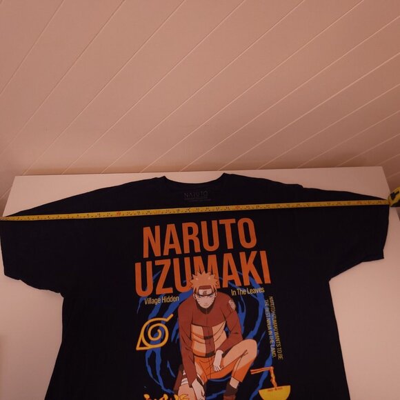 Naruto Uzumaki Black T-Shirt Village Shippuden Collection XXL - Picture 16 of 16